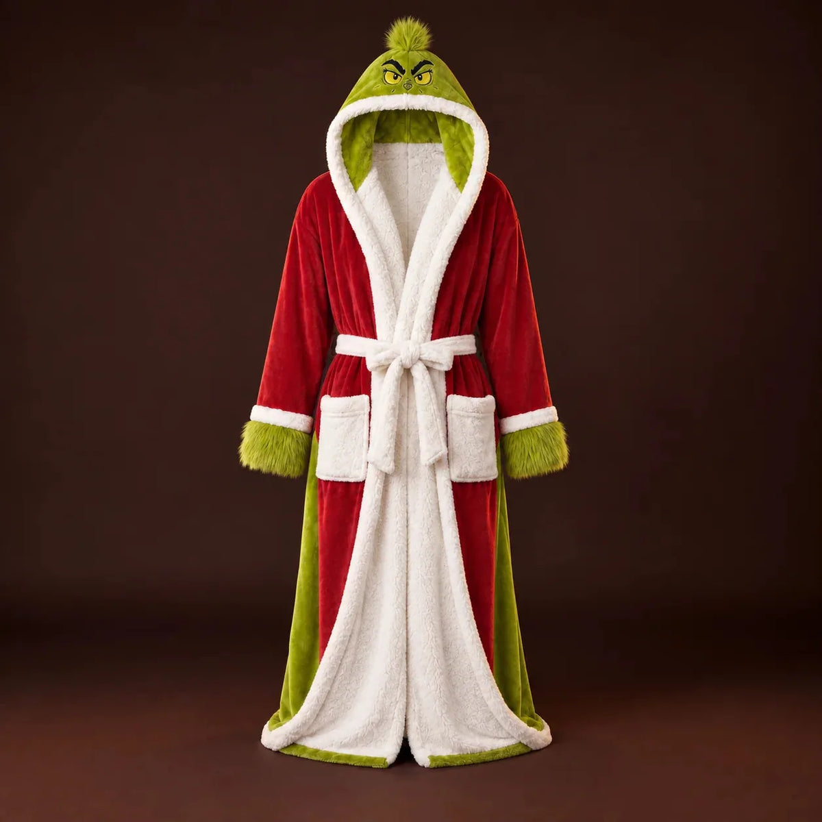 Plush Hooded Lounge Robe
