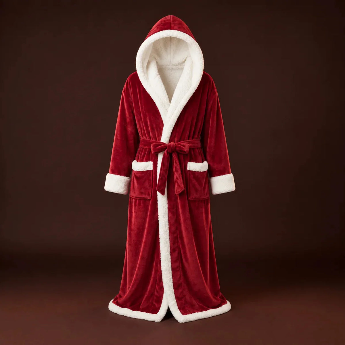 Plush Hooded Lounge Robe