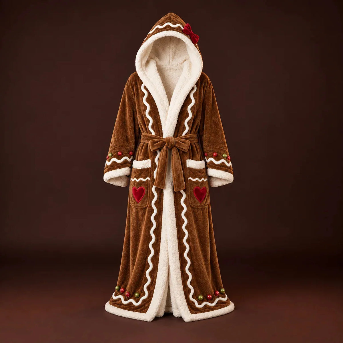 Plush Hooded Lounge Robe