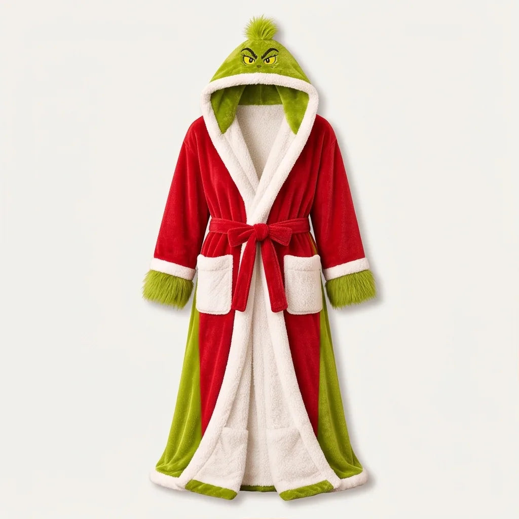 Plush Hooded Lounge Robe
